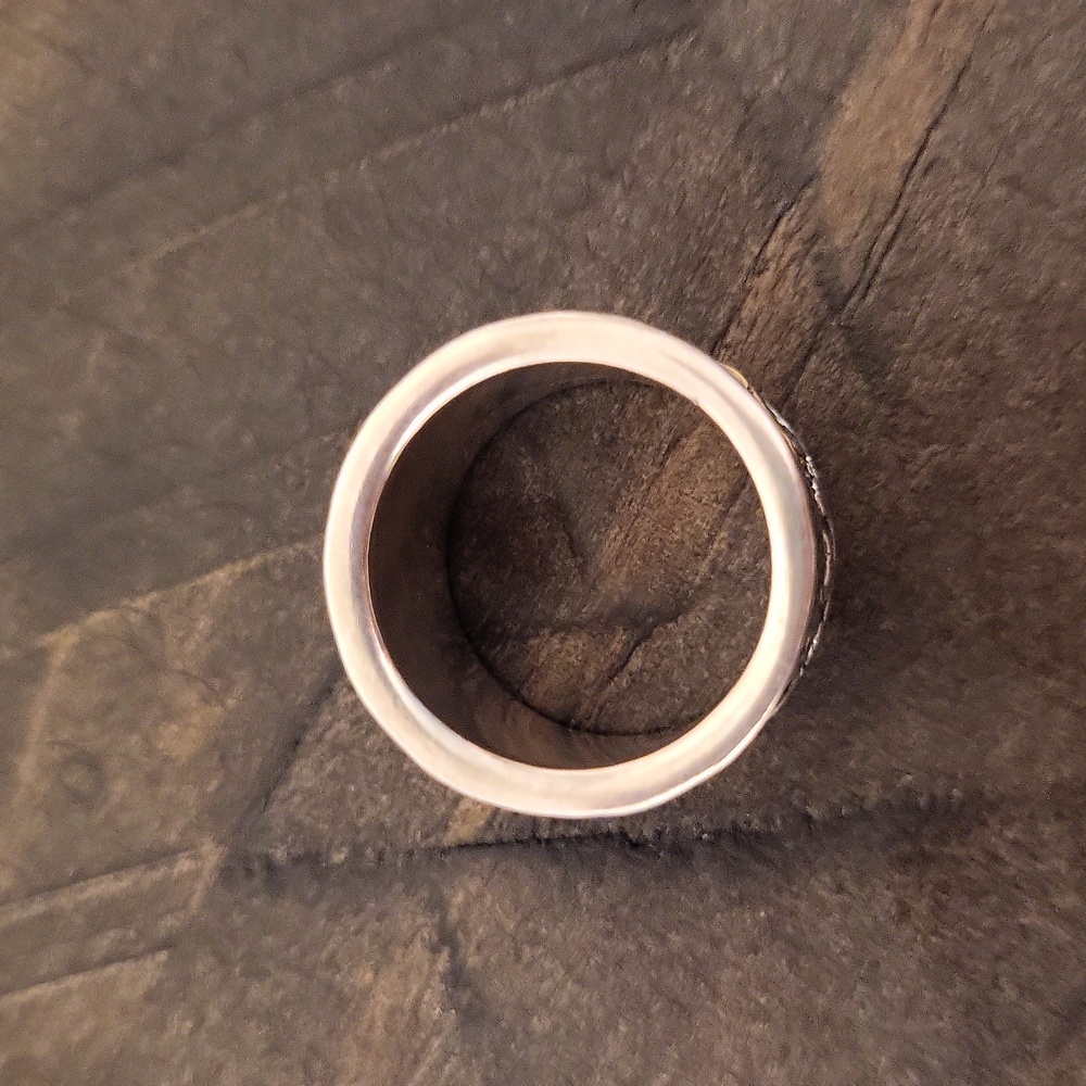 Silpada Sterling Israel Brass Spinner Ring - Picture 4 of 7